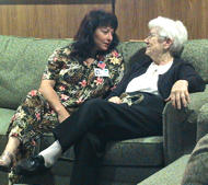 bradley_mary Bradley with a client
